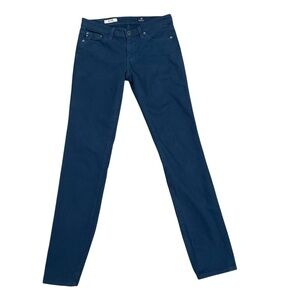 AG Adriano Goldschmied The Stilt Cigarette Leg Jeans Royal Lagoon size 26 R